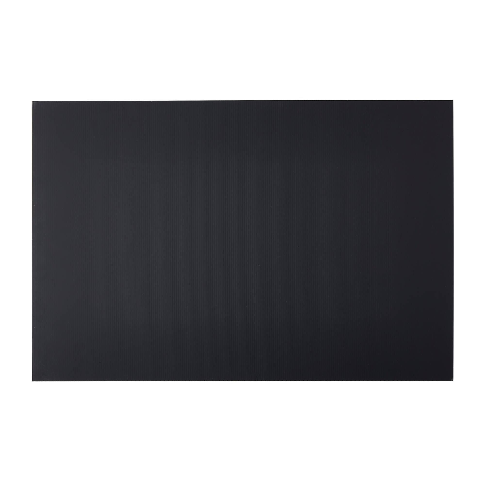 15 Pack: 20" x 30" Black Plastic Corrugated Board by Creatology™